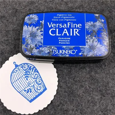 Quick Dry Detail Ink Pad DIY Making Greeting Cards Smearing Stamps Tsukineko VersaFine CLAIR