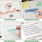 75 Bible Tabs With 6 No Bleed Highlighters,Morandi Theme, Bible Indexing Tabs,Bible Book Tabs,Bible Labels Tabs+Pens