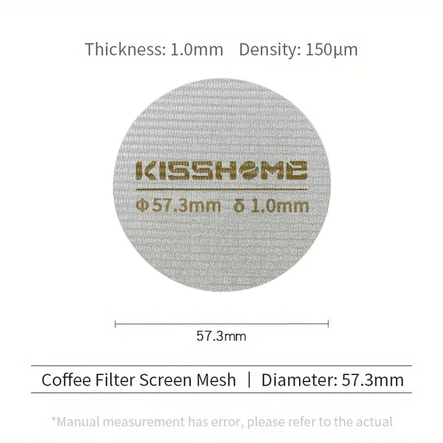 Coffee Puck Screen Reusable Heat Resistant Metal Espresso Filter Mesh For 51mm 54mm 58mm Portafilter Barista Accessories Tools