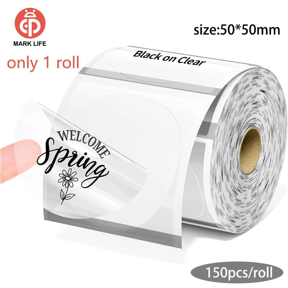 Marklife Thermal Label Printer P50 Protable Bluetooth Wireless Self-Adhesive Printer Tag Price Machine for Office School Kitchen
