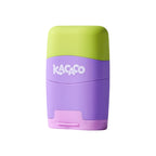 M&G Pencil Sharpener with Eraser Two in One Double Hole Designing Student Pencil Eraser Less Crumbs Clean Replaceable Core