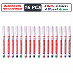 iLMH 4-40Pcs Deep Hole Long Nib Head Marker For Metal Perforating Pen Waterproof Bathroom Woodworking Decor Multi-Purpose Tool
