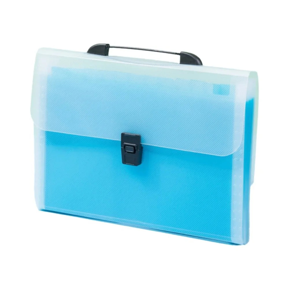 Durable A4 Portable Accordion Bag Organ Bag Large Capacity 13 Layer Folder Transparent Thickened Test Paper Storage Bag Student