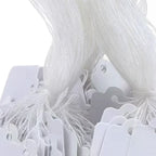 300Pcs label tie string strung ticket jewelry merchandise display price tags