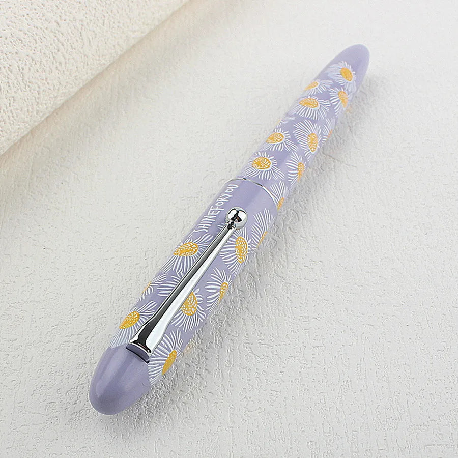 Jinhao X750 Classic Style Silver Clip Metal Fountain Pen 0.5 mm Nib Steel Ink Pens for Gift Office Supplies School Supplies