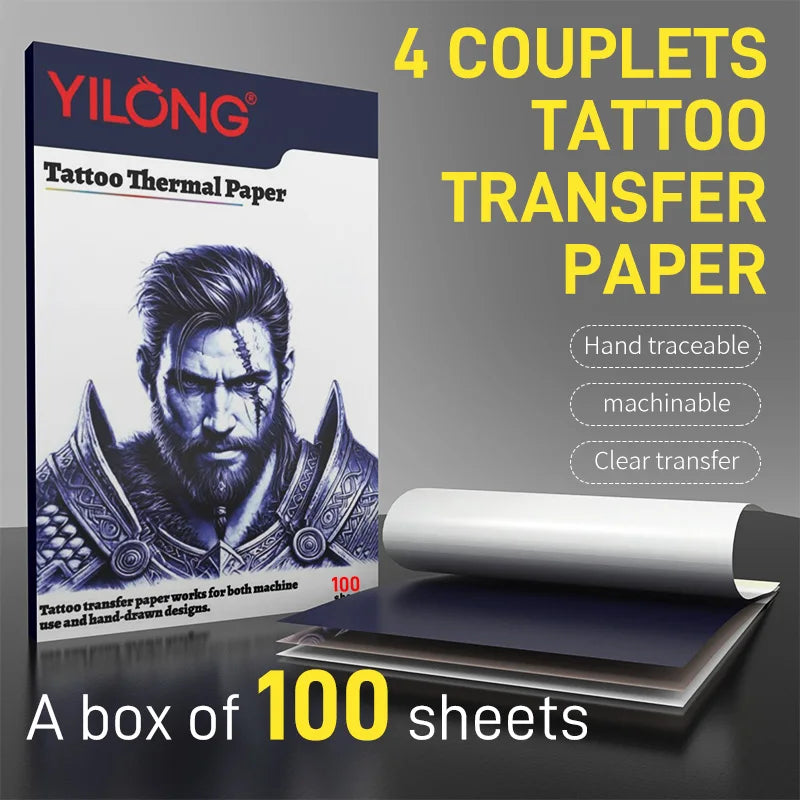 10/30/50/100Pcs Tattoo Transfer Pape A4 Size Stencil Paper Copy Paper Thermal Paper for Tattoo Transfer  Tattoo Supplies