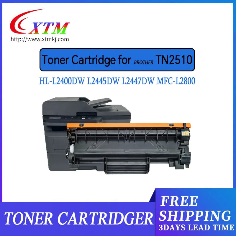 3K TN2510XL for Brother HL-L2400DW L2445DW L2447DW L2620DW MFC-L2800DW L2860DW laser toner cartridge