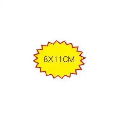 Burst Sign With Mid Flap Shelf Data Channel Pvc Star Pricecard Split Bursts Price Tag Card Pop Advertising Promotion Ticket