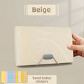 A6 Multi-layer 13 Grids Expanding Wallet File Folder Buckle Organ Bag Large Capacity School Office Data Storage Organizer Pouch
