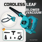 Cordless 2 in 1 Air Blower & Vacuum Cleaner, Leaf Dust Collector for Car, Computer, Garden, Compatible with Makita 18V/21V