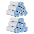 15pcs/roll Thick Trash Bags, Tear-Off Drawstring Trash Can Liners,For Home, Kitchen, Restaurant, Living Room, Garbage Sorting