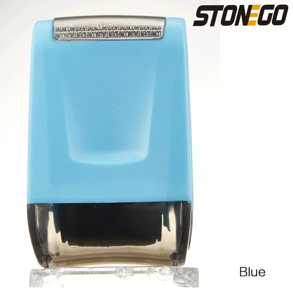 Roller Privacy Seal Anti-Leakage Confidentiality Stamp for Personal Information Face Sheet Courier Use