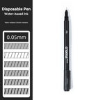 Pigment Liner Pigma Pen 0.1mm/0.03mm/0.05mm/0.5mm/1mm Different Tip Black Fineliner for Sketching Drawing Micron Ink Marker Pen