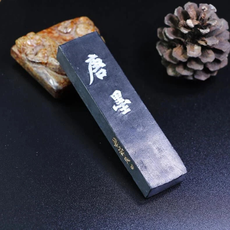 Pine Soot Ink Stick Vintage Painting Calligraphy Ink Stick Black Writing Traditional Calligraphy Solid Sumi Ink Artists Supplies