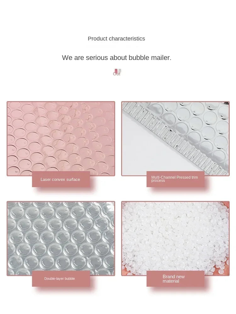 10Pcs/Lot Bubble Mailers Aluminized Bags Laser Envelope Self Seal Postal Gift Packaging Bags Book Shipping Package Colorful Bags