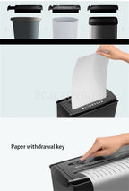 220V 10L Mini Desktop Electric Shredder Electric Cutting File Shredder Strip Office Home Paper Shredder