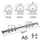 30mm A5A6A7 Notebook 6-Hole Binder Clips Binding Replacement Clip Metal Rings Accessories Loose-leaf Budget Binder Binding Rings