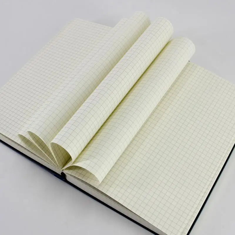 640 Page Horizontal Line/Grid /Blank Thick Business Notebook A4/A5 School Waterproof Leather Office Stationery Diary Notebook