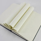 640 Page Horizontal Line/Grid /Blank Thick Business Notebook A4/A5 School Waterproof Leather Office Stationery Diary Notebook