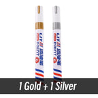 3mm 10p Colorful 8 Colors Permanent Paint Marker Waterproof White Markers tire tread rubber fabric Paint metal Paint Marker Pens