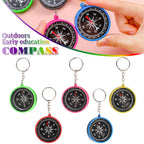 Outdoor Compasses Keychain,Children Mini Compasses Keychain Portable Easy Hanging Key Chains Accessories For School,Outdoors