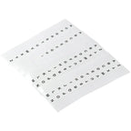 208PCS A-Z Sticky Tabs, White Alphabet Index Tabs, Self-Adhesive Book Tabs for Dictionary,Notebooks,Files