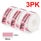 Portable Label Maker P15 Adhesive Thermal Label Printer Wireless Bluetooth Sticker Printer with P15 Self-adhesive Label Paper
