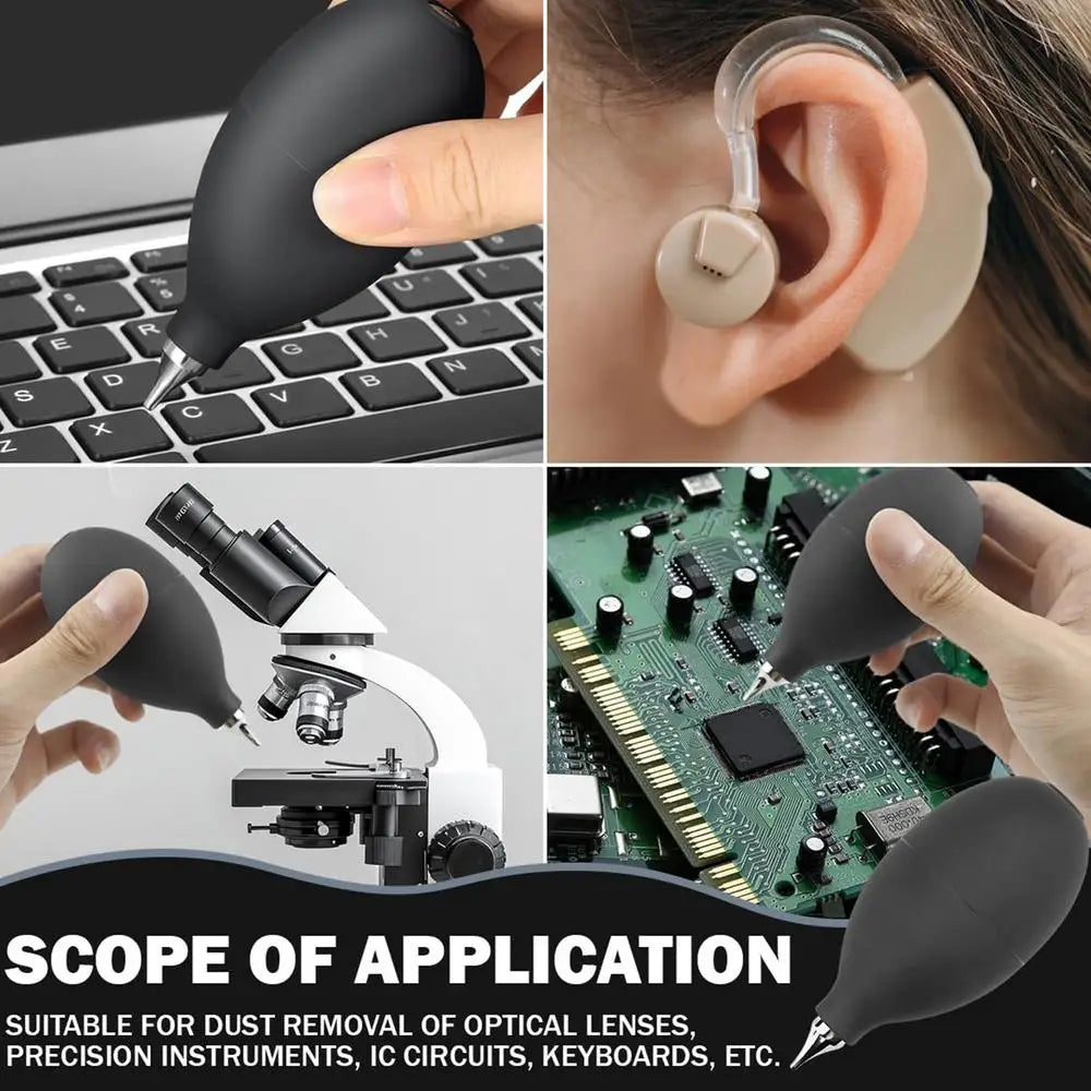 Rubber Bulb Air Pump Dust Blower Cleaning Cleaner for Keyboards Cell Phones Electronic Equipment Cleaning Tool Rubber Air Blower