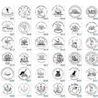 Embosser Stamp LOGO Customized Wedding Library Book Private Seals Customization Envelope Party Invitation Embossing Stamps DIY