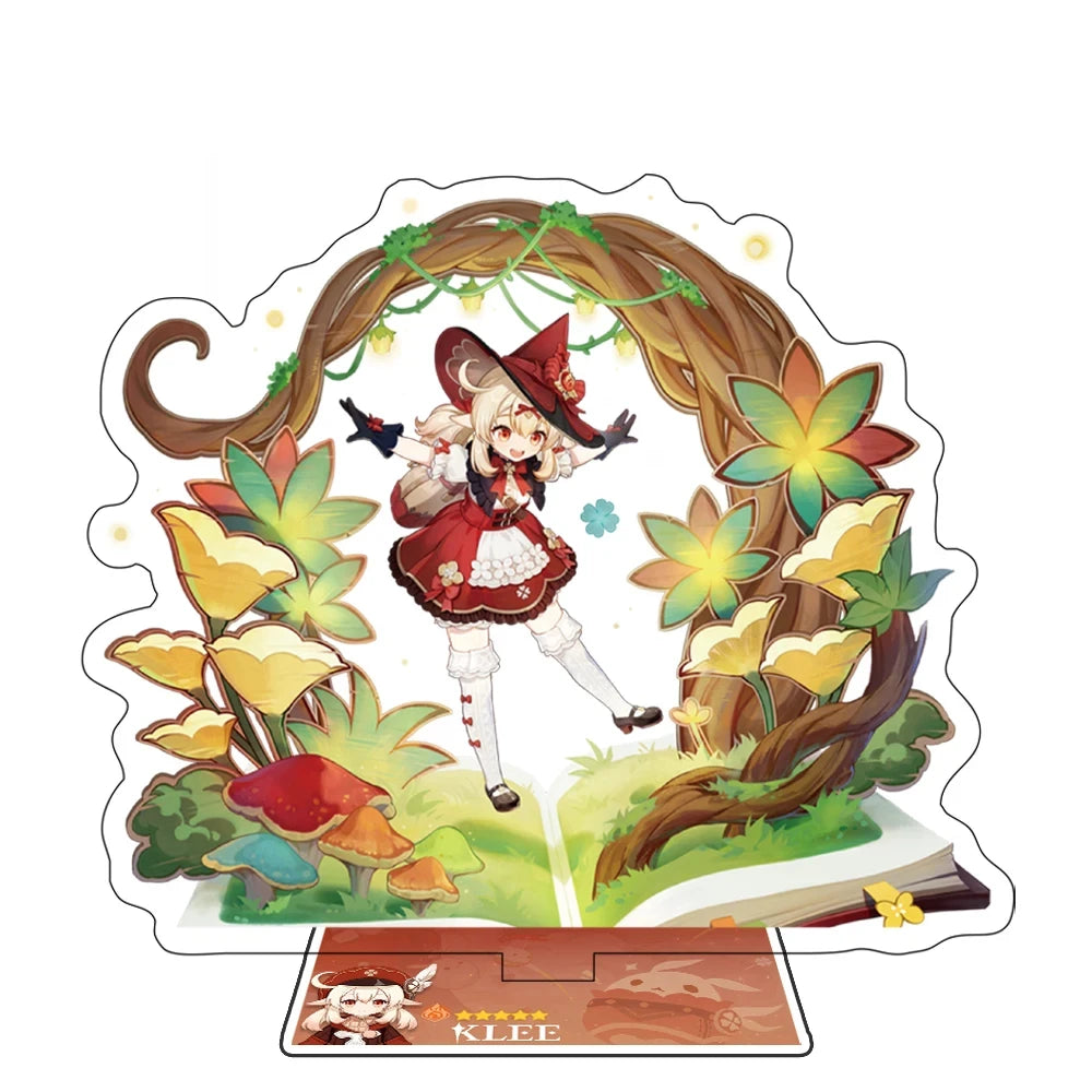 Odette Lohen Flins Durin Mavuika Columbina Xiao Arlecchino Acrylic Anime Model Furina Collect Desktop Decoration Keychains Gift
