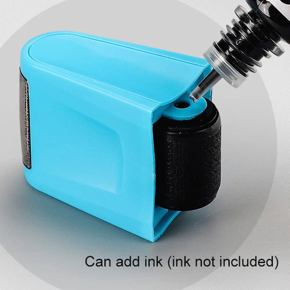 2Pcs Stamp Roller Anti-Theft Protection ID Seal Smear Privacy Confidential Data Guard Information Data Identity Address Blocker