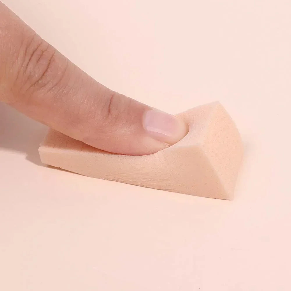 100Pcs/Set Triangle Dry Wet Use Makeup Sponge Face Foundation Concealer BB Cream Powder Blending Smearing Puff Cosmetic Tools