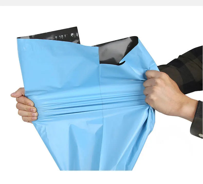 20PCS Courier Bag Envelope Green Packaging Delivery Bag Waterproof Self Adhesive Seal Pouch Mailing Bags Plastic Transport Bag