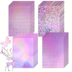 20 Sheets Holographic Cardstock 8.5 x 11, 250gsm Metallic Cardstock Glitter Shiny Iridescent Mirror Paper for Scrapbooking DIY