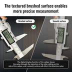 6-Inch/150mm Digital Vernier Caliper - Stainless Steel Electronic Micrometer with Depth Gauge, Precision Measuring Tool for Home