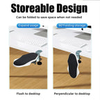 Foldable Ergonomic Computer Desk Arm Rest Pad Wrist Rest Support For Keyboard Armrest Extender Rotating Mouse Pad Holder Rack