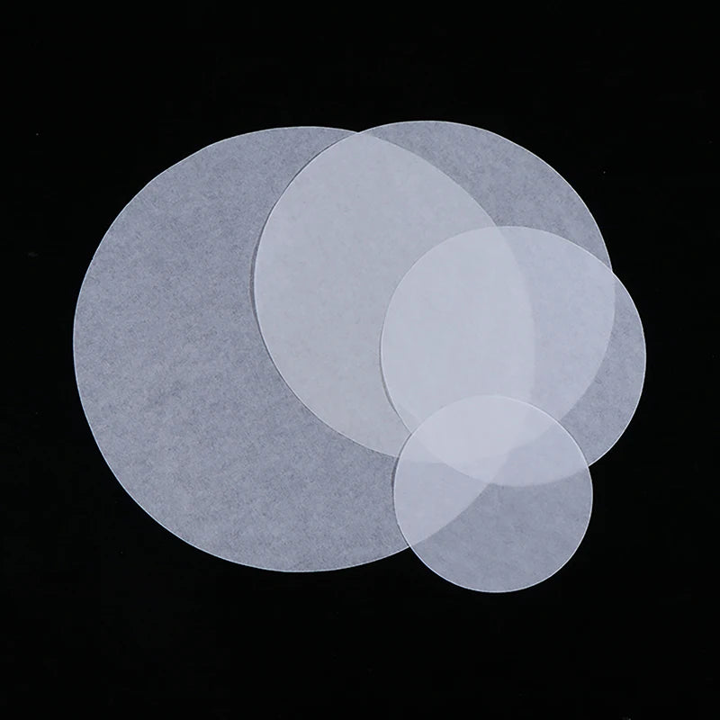 50pcs round Parchment Paper Baking Oiled Paper Air Deep-Fried Pot Paper Steamer Liners Barbecue Sheets Disposable