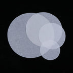 50pcs round Parchment Paper Baking Oiled Paper Air Deep-Fried Pot Paper Steamer Liners Barbecue Sheets Disposable