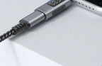 Hagibis LED Display 240W USB C Adapter Type C to USB C USB4 Connector 40Gbps 8K@60Hz for Thunderbolt 4/3 iPhone 15/16/17 Macbook