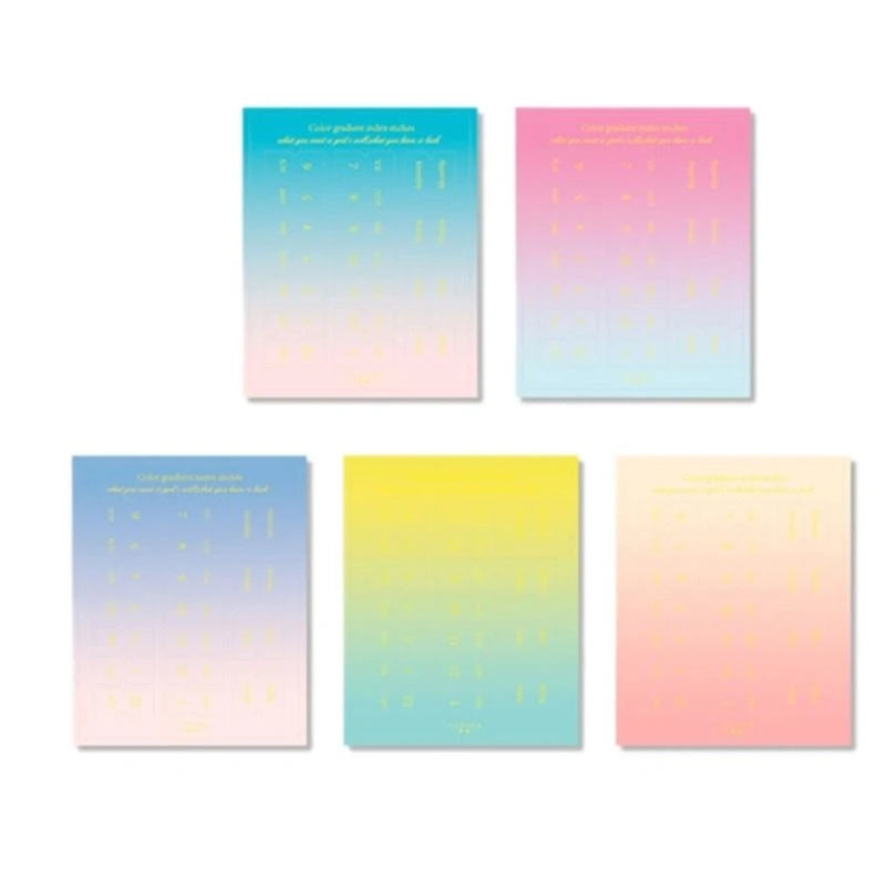 10 Sheets Monthly Separator Tabs Monthly Tabs Index Sticker for Office Study