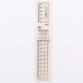 20CM Minimalist Unprinted Straight Edge Transparent Square Acrylic Plastic Multifunctional Student Scale Stationery Supplies