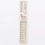 20CM Minimalist Unprinted Straight Edge Transparent Square Acrylic Plastic Multifunctional Student Scale Stationery Supplies
