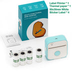 DOLEWA D5 Label Maker Inkless Sticker Printer 12-57mm Roll Paper Adjustable Thermal Pocket Printer for Photo Printing