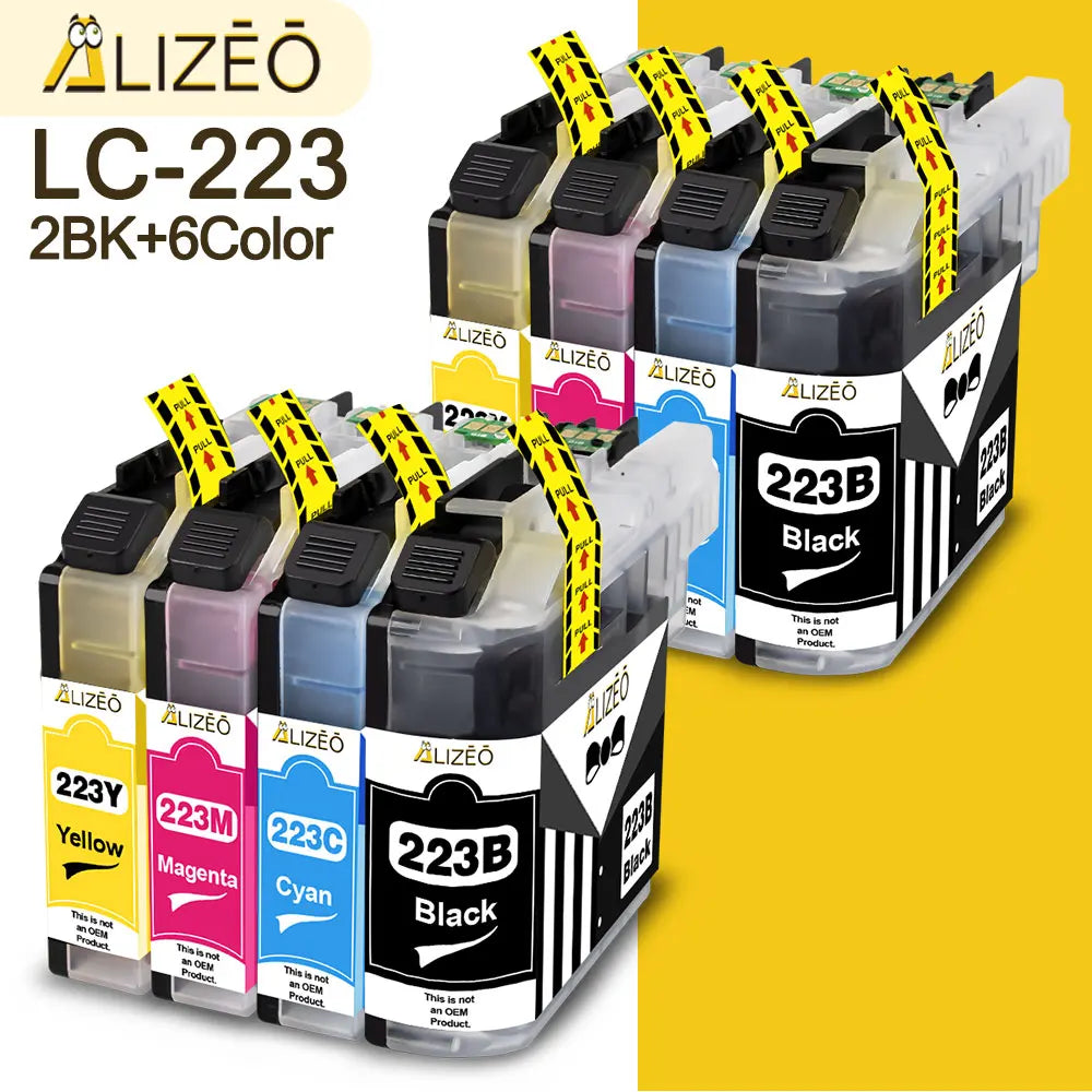 LC223 XL Ink Cartridge For Brother LC 223 223XL Compatible DCP-J4120DW MFC-J4420DW J4620DW 4625DW Printer
