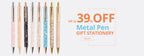 1 Piece Lytwtw's Ballpoint Pen Luxury Rhinestone Cute Wedding Rose Gold Metal Stationery School Office Supply High Quality Pens