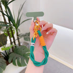 1Pc Cellphone Straps Hanging Cord Mobile Phone Lanyard Short Wrist Strap Charm Anti-lost Chain for Women Keychain