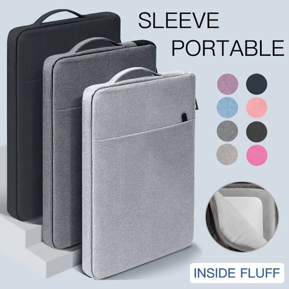 Laptop Sleeve Handbag Case for HP 13.3' 13.5' 14' 15.6' 16' Waterproof Zipper Portable Notebook Cover for HP 11.6' 12.5' Bag