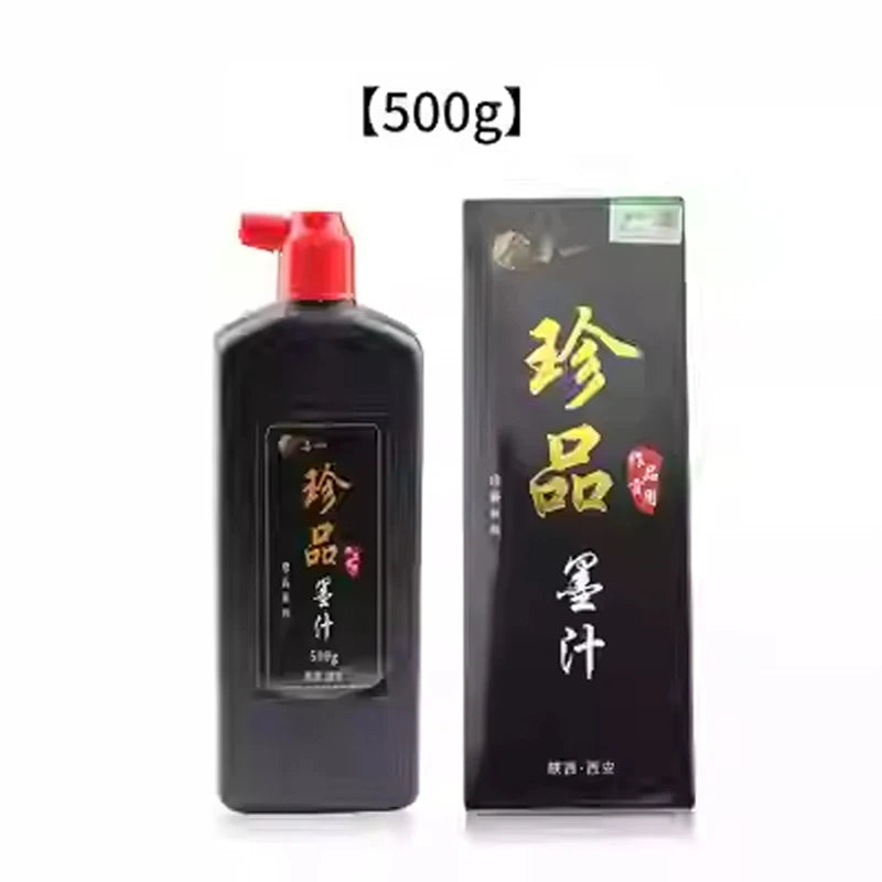 100ml/200ml/500ml Sumi Liquid Ink for Professioanl Traditional Calligraphy and Brush Painting Chinese Ink Writing Artworks
