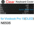 Keyboard Cover for ASUS Vivobook 15 Pro 15X OLED GO S S15 N6506 S5507 S5506 M5506 X1505 M1505 K3504 Silicone Protector Skin Case
