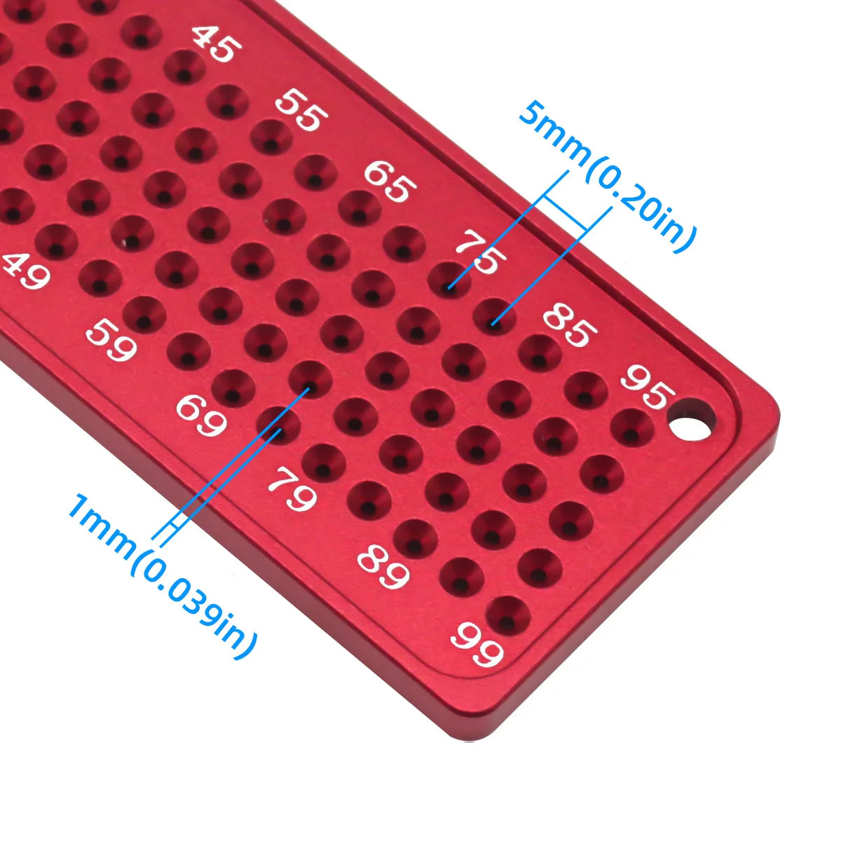 2pcs Center Finder and T-Square Hole Scribe Ruler Kit, Carpenter Center Measuring Tool, Metric & Inch Woodworking Projects Tool